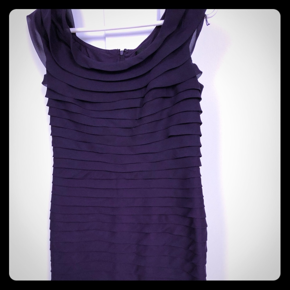 Pretty purple cocktail dress!